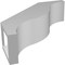 Ekena Millwork 3 1/2-in. W x 12-in. D x 12-in. H Funston Architectural Grade PVC Knee Brace BRCP035X12X12FST - alternate 3